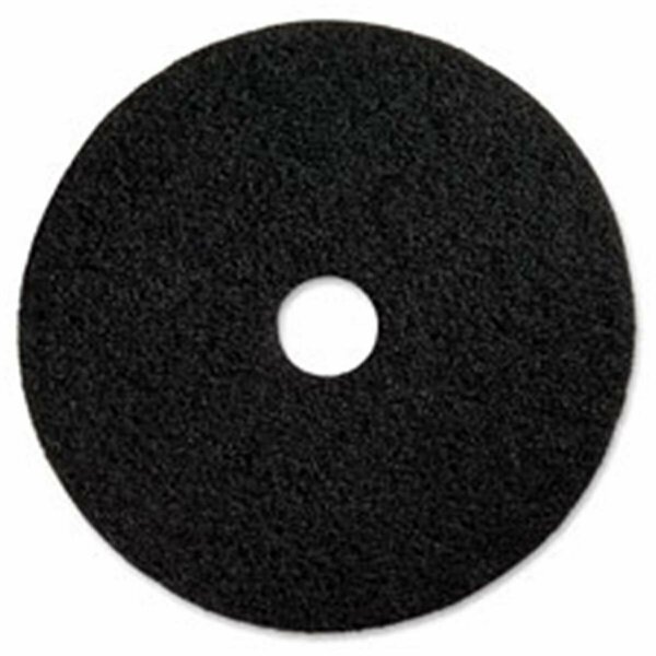 Dwellingdesigns Black Floor Stripping Pad - Black - 19 in. DW3760340